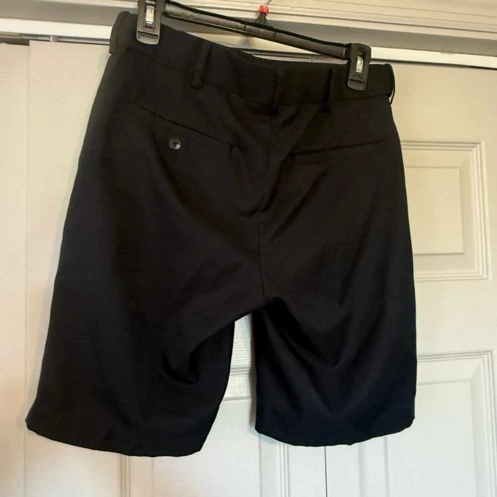 PGA Tour‎ Black Flat Front Shorts Athletic Casual Wear